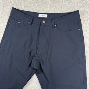 Olivers Passage Pants Men 33 Navy Blue Technical Stretch 5-Pocket Trousers